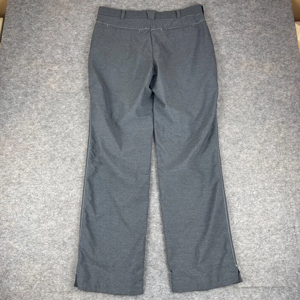 Nike Golf Dri Fit Chino Pants Pockets Nylon Stretch Gray Mens 33x32